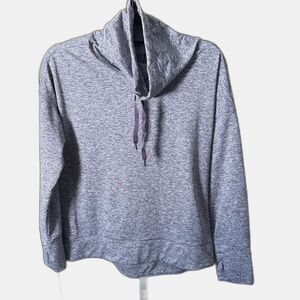 Apana Soft Purple Cowl Neck Pullover Lightweight Sweatshirt Womens Large